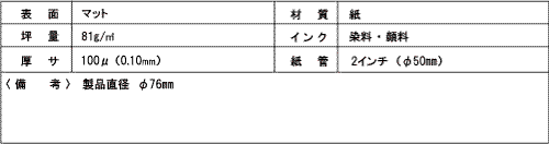 S-IJ81 普通紙「厚口」　【卓上用ロール】